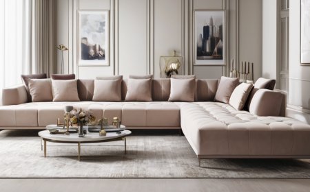 Spacious Living: L Shape Sofas that Perfectly Fit Dubai Homes